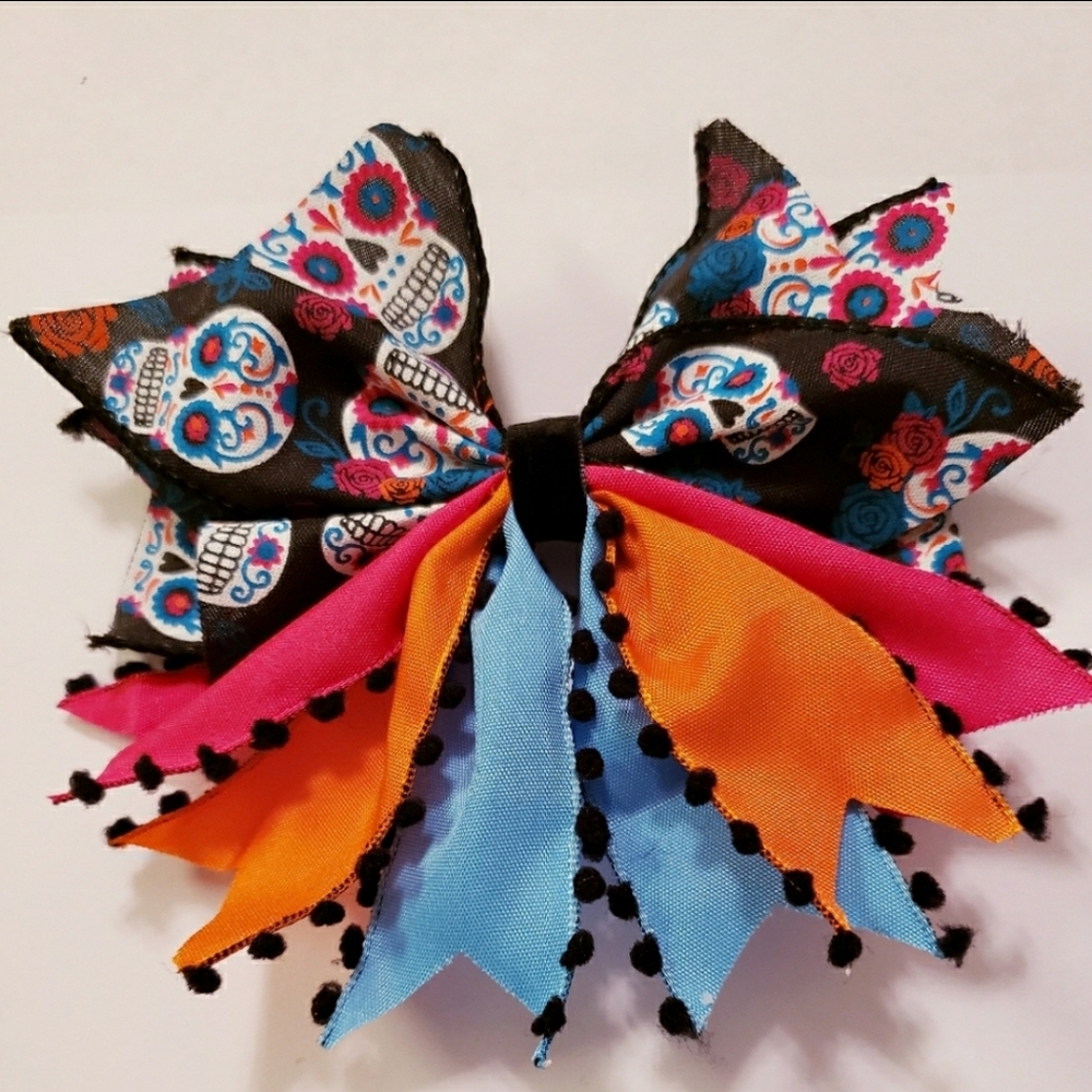 💀 Sugar Skull Bow